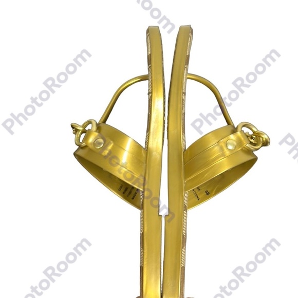 COACH | Rikki Metallic Sandal in Bronze Jelly Signature Gold Lobster Clasp‎ 6 - Picture 9 of 14